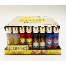 Clipper Lighter - Skulls 12